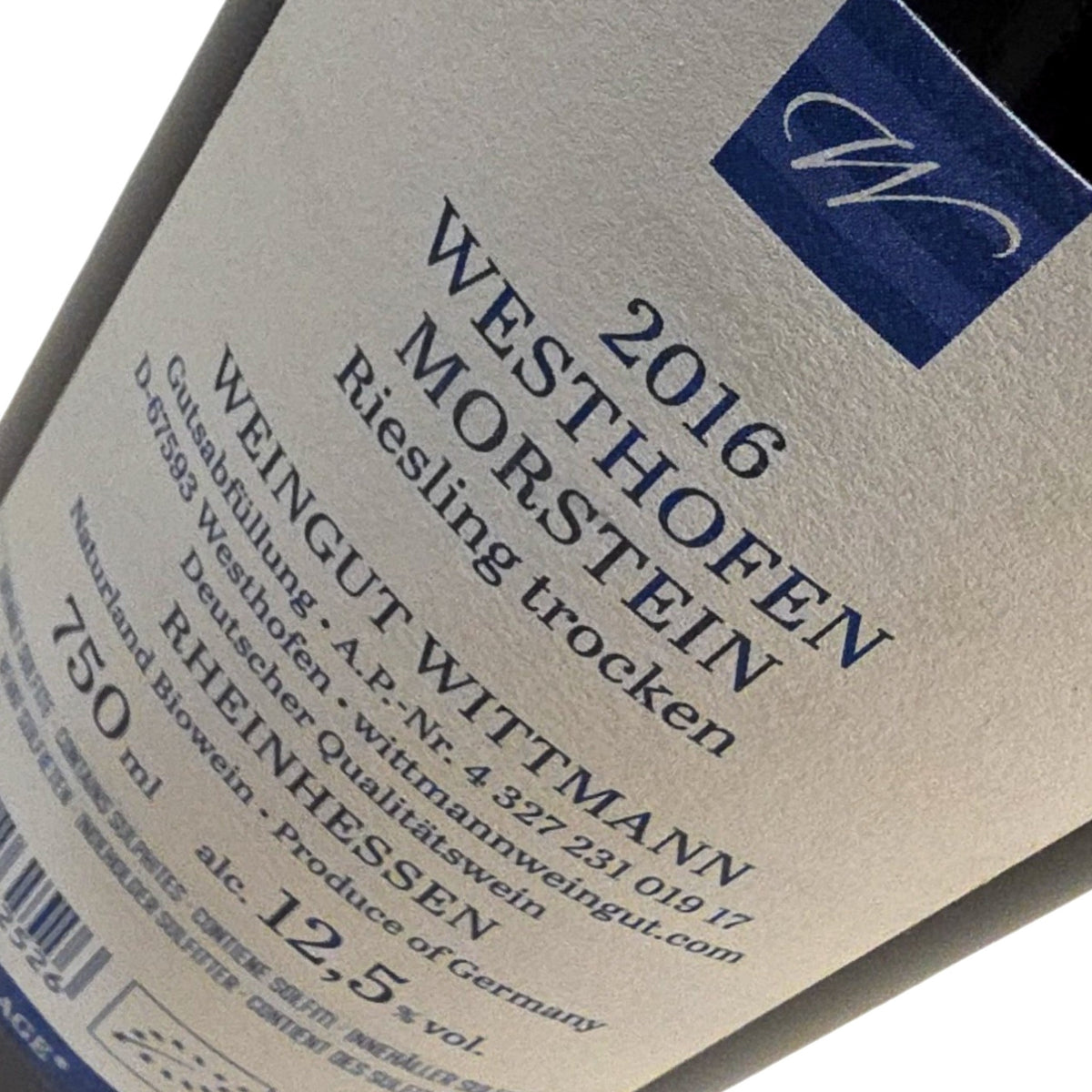 Wittmann Morstein Grosses Gewächs 2016 Winery