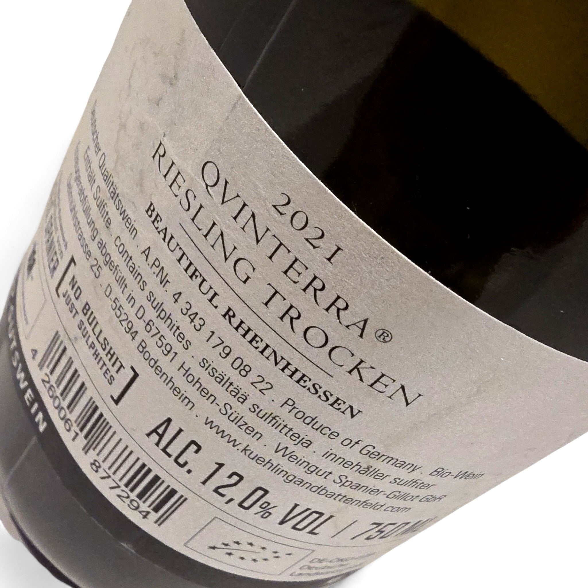Kühling-Gillot Qvintarra Riesling trocken 2021