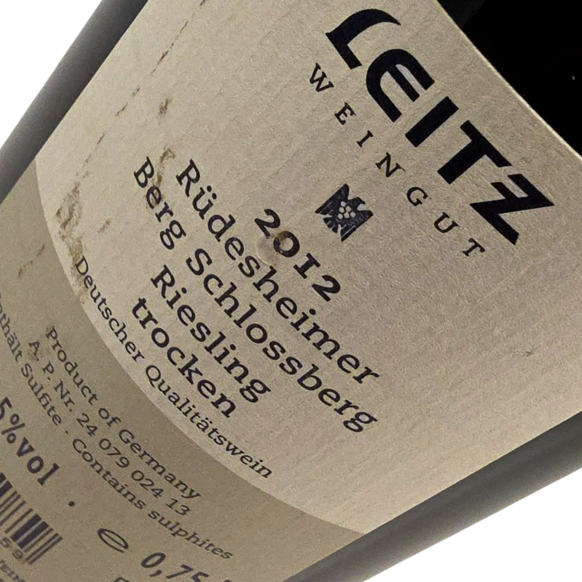 Leitz Berg Schlossberg Riesling trocken 2012