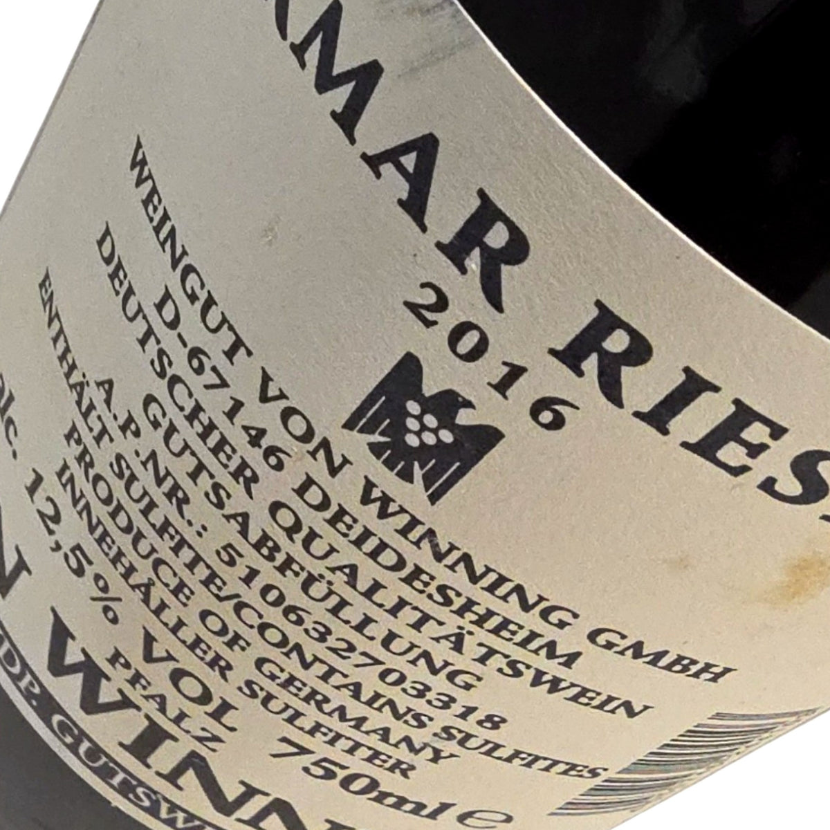 Von Winning Marmar Riesling 2016