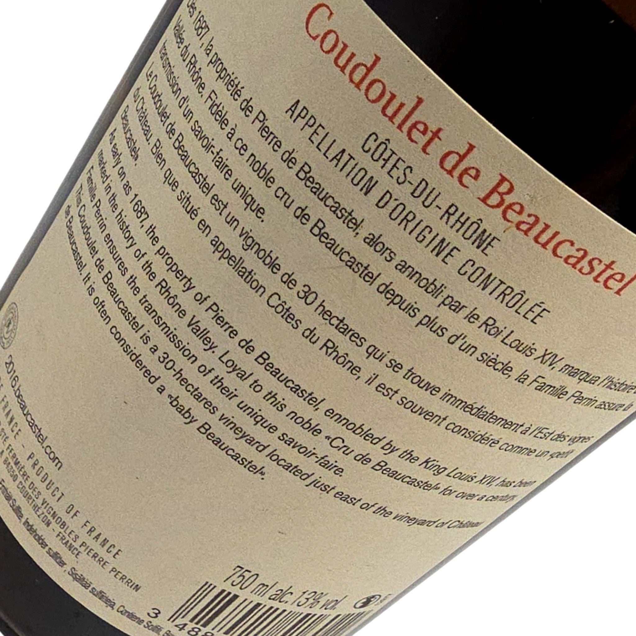 Chateau de Beaucastel Coudoulet de Beaucastel blanc 2016