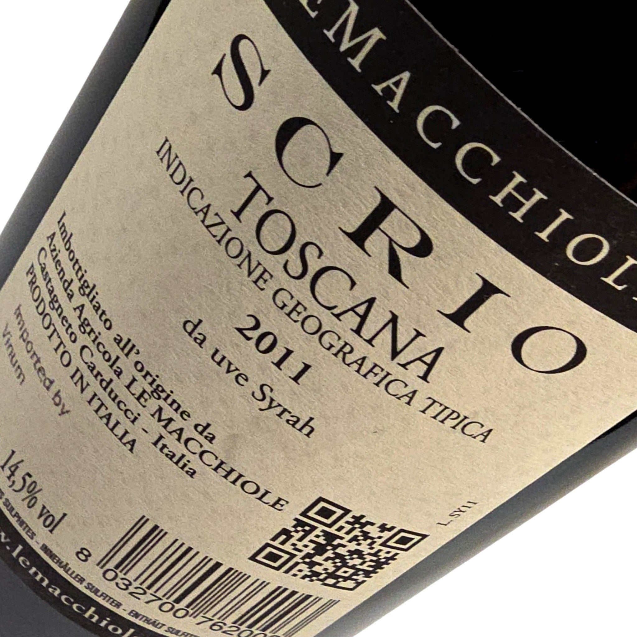 Le Macchiole Scrio 2011