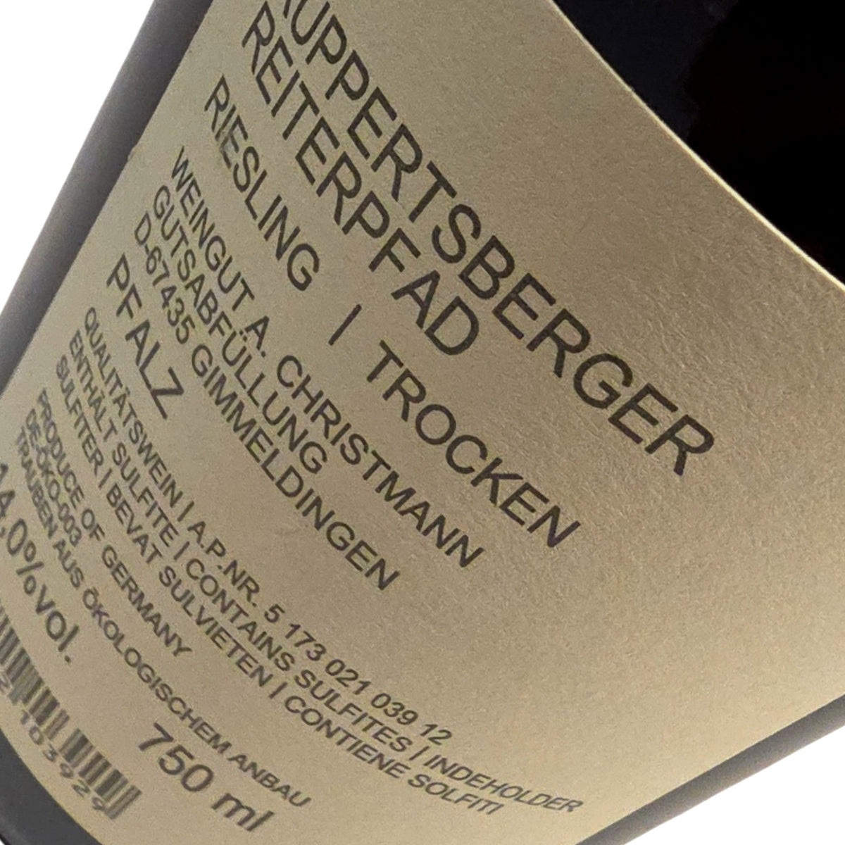 A. Christmann Ruppertsberger Reiterpfad Riesling dry 2011