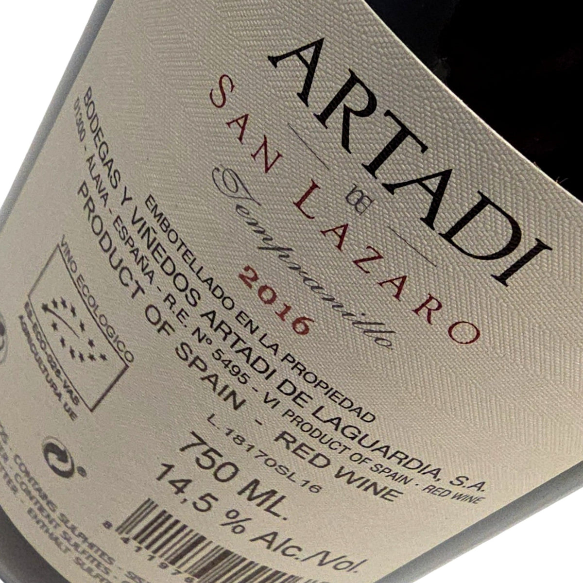 Artadi San Lázaro 2016