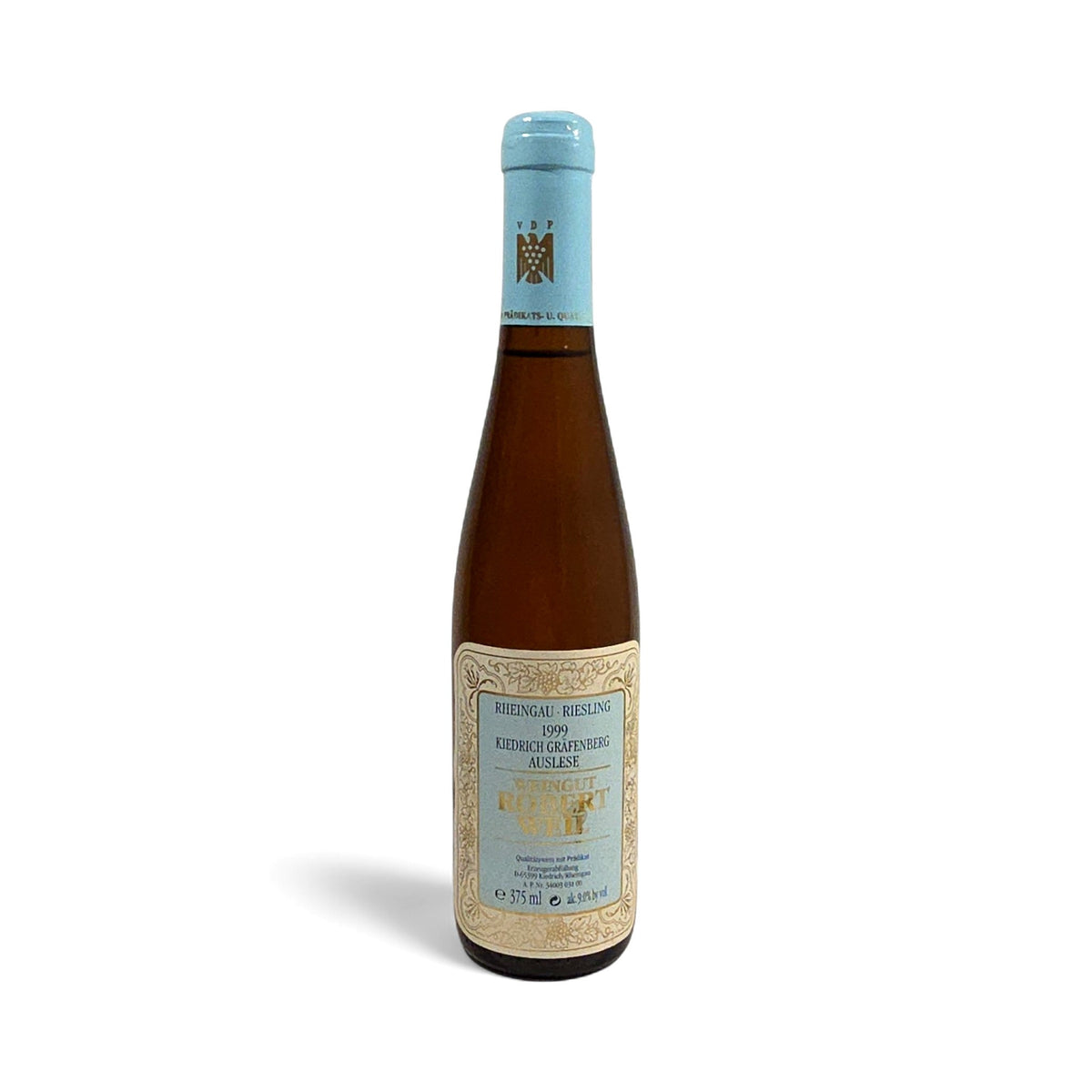 Robert Weil Kiedrich Gräfenberg Auslese 1999 Half Bottle