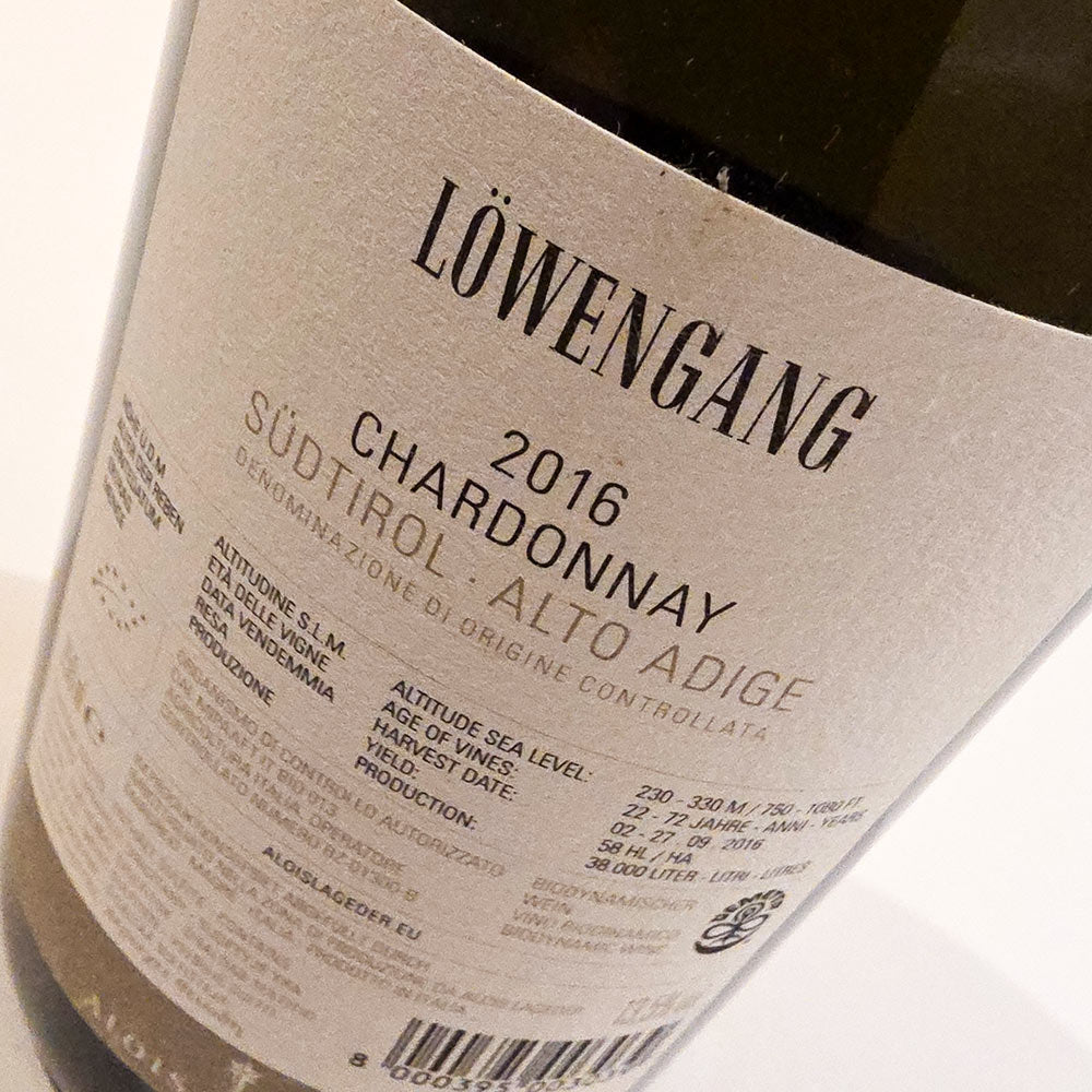 Alois Lageder Löwengang Chardonnay 2016