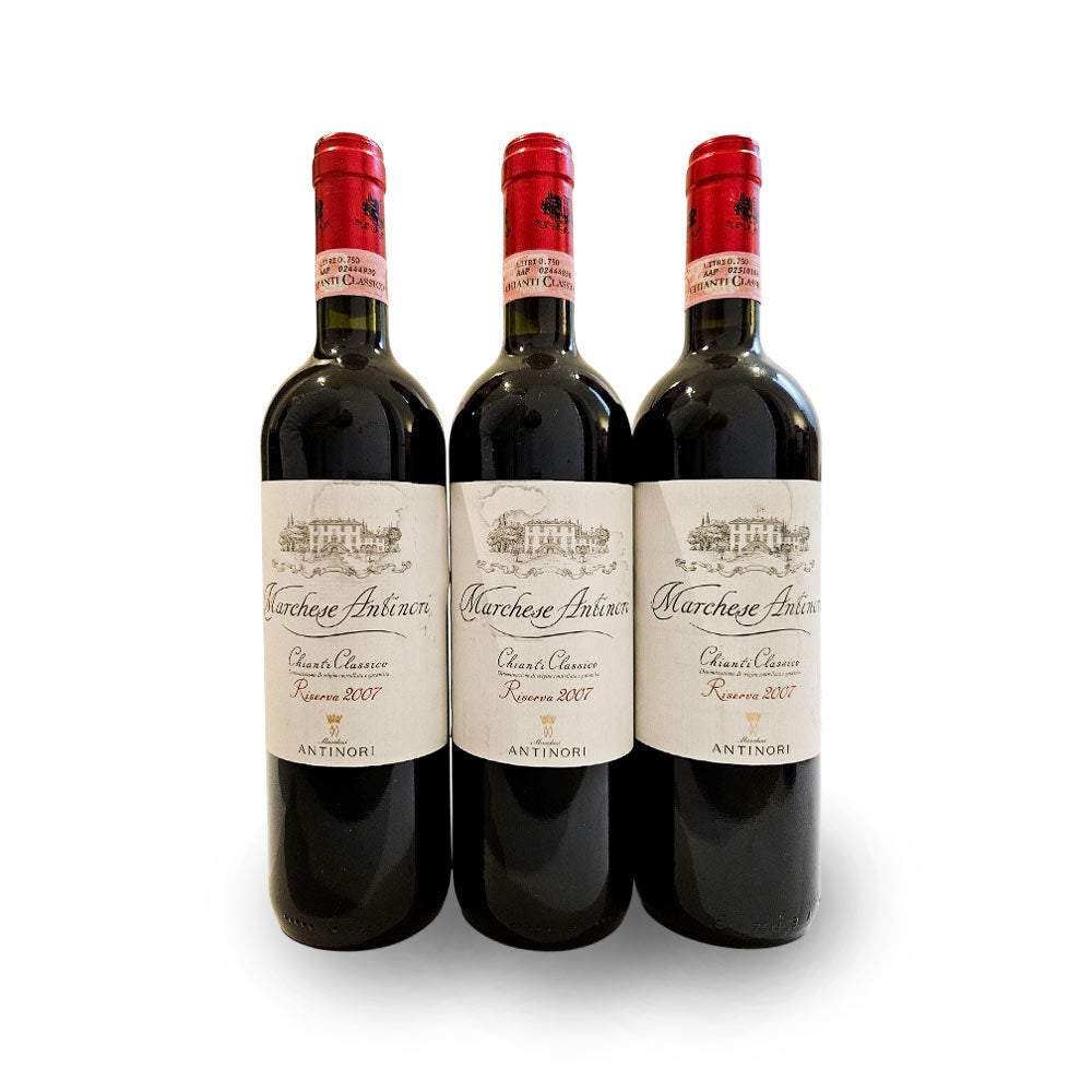 Antinori Chianti Classico Riserva 2007 - 3 Flaschen - Rotwein - VINOSAS FINE RARITIES