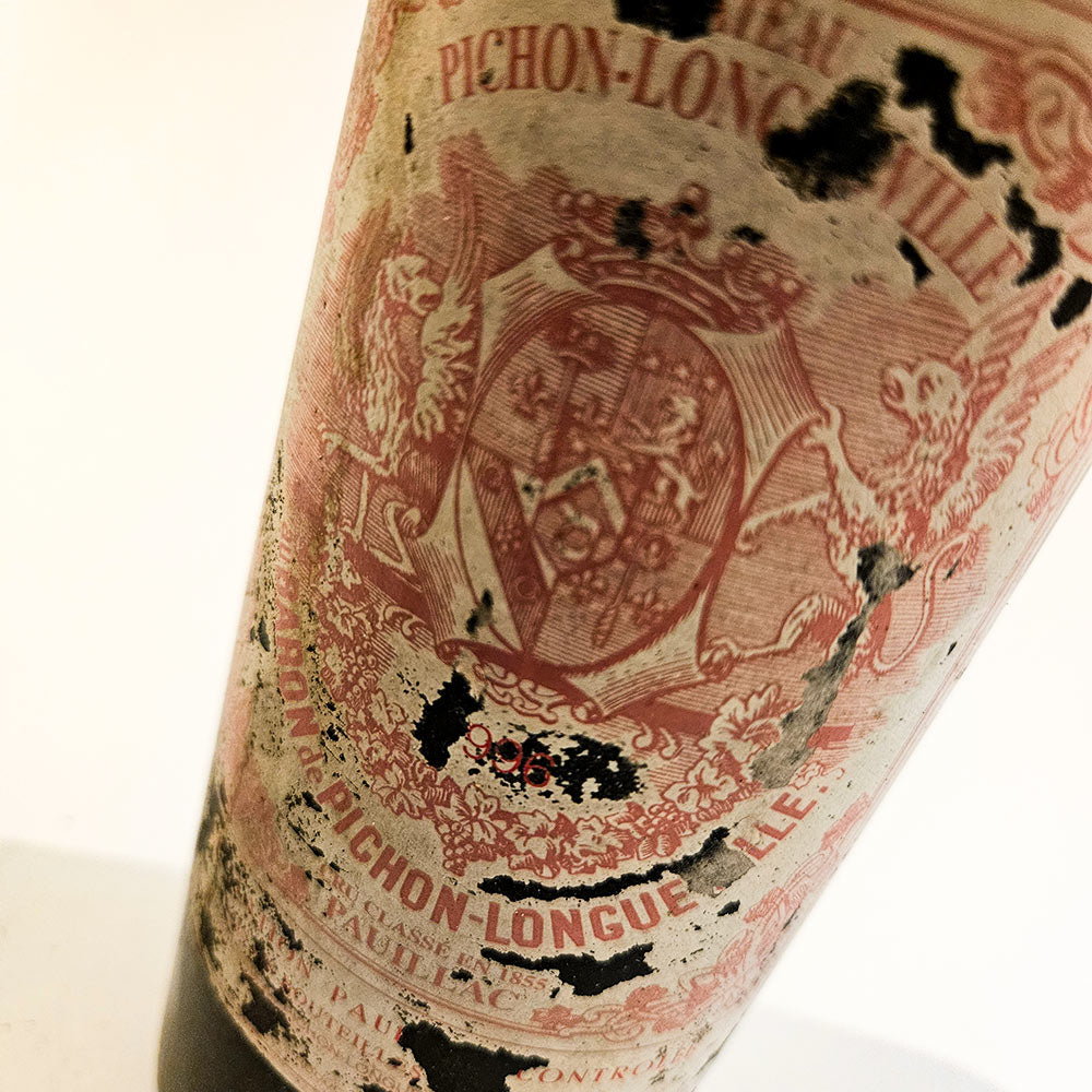 Chateau Pichon-Longueville Baron 2eme Grand Cru Classe 1996 (Lot1) - Rotwein - VINOSAS FINE RARITIES