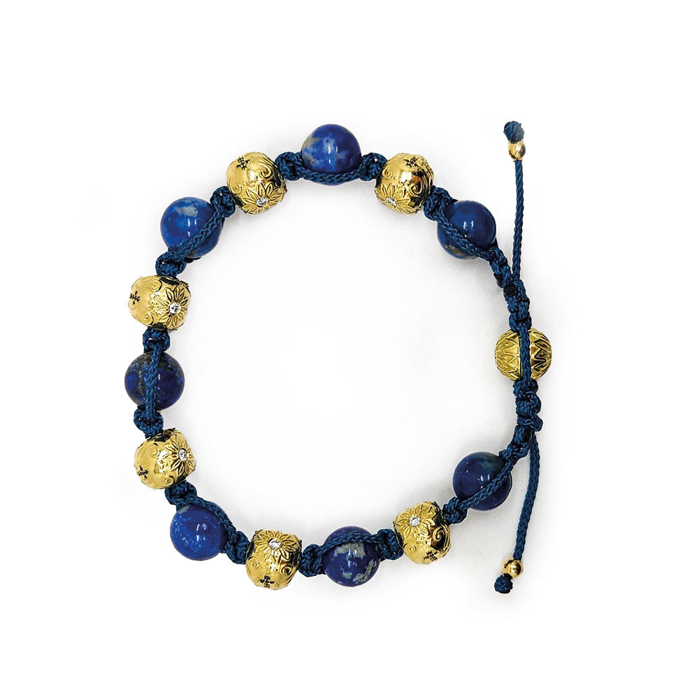 BRACELET UNISEX LAPISLAZULI -  - VINOSAS FINE RARITIES