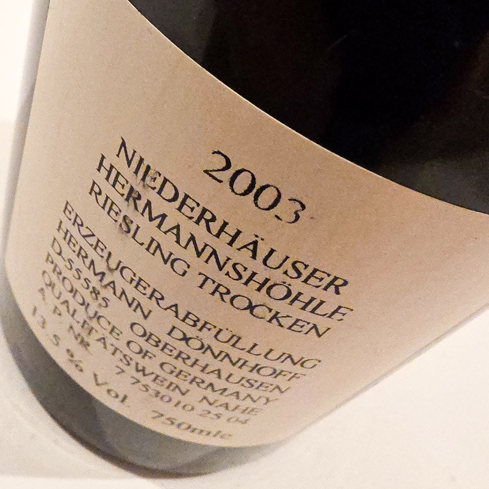 Weingut Dönnhoff Hermannshöhle GG 2003