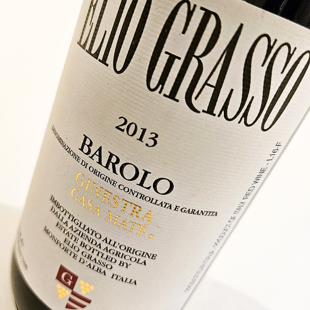 Elio Grasso Barolo Ginestra Vigna Casa Mate 2013
