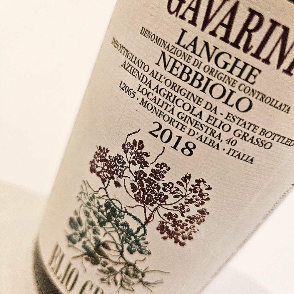 Elio Grasso Langhe Nebbiolo Gavarini 2018 - Rotwein - VINOSAS FINE RARITIES