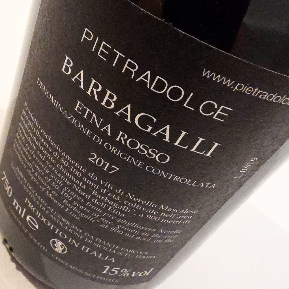 Pietradolce Vigna Barbagalli Etna Rosso 2017
