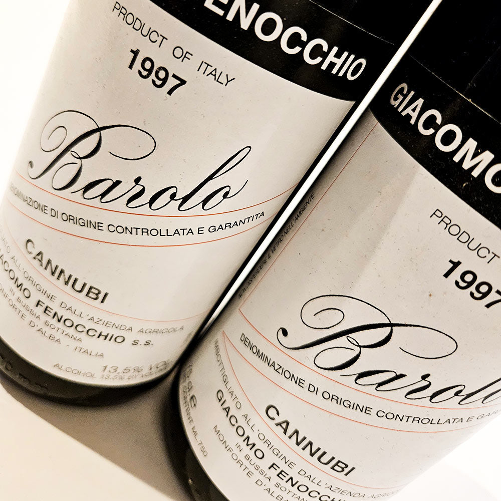 Giacomo Fenocchio Barolo Cannubi DOCG 1997 - 2 Flaschen (Lot 2) - Rotwein - VINOSAS FINE RARITIES