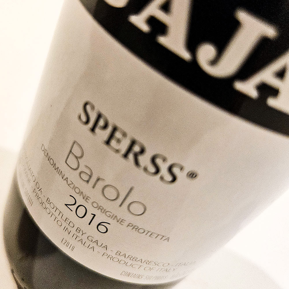 Angelo Gaja Barolo Sperrs (Half) 2016 - Rotwein - VINOSAS FINE RARITIES