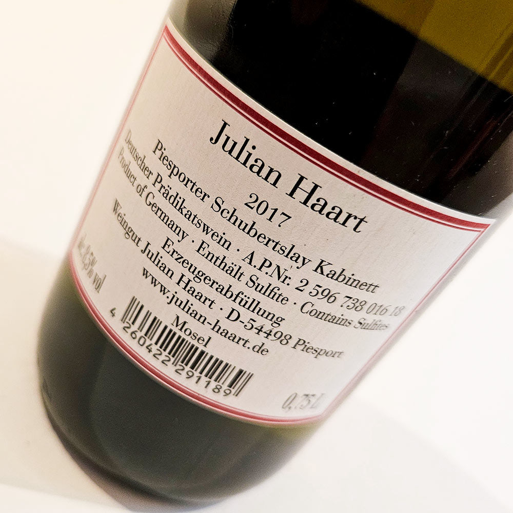 Julian Haart Schubertslay Kabinett Riesling 2017