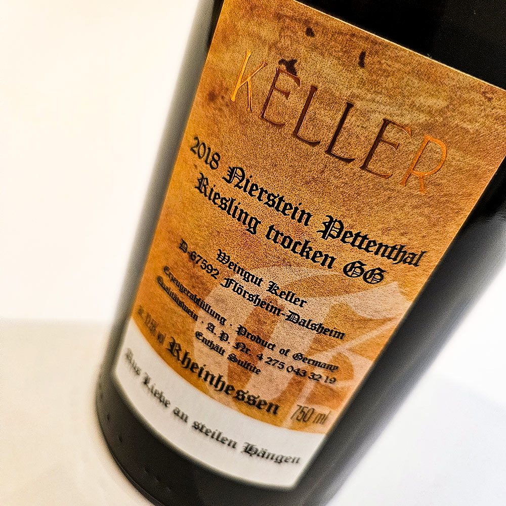 Weingut Keller Pettenthal GG Versteigerung 2018 - Weisswein - VINOSAS FINE RARITIES