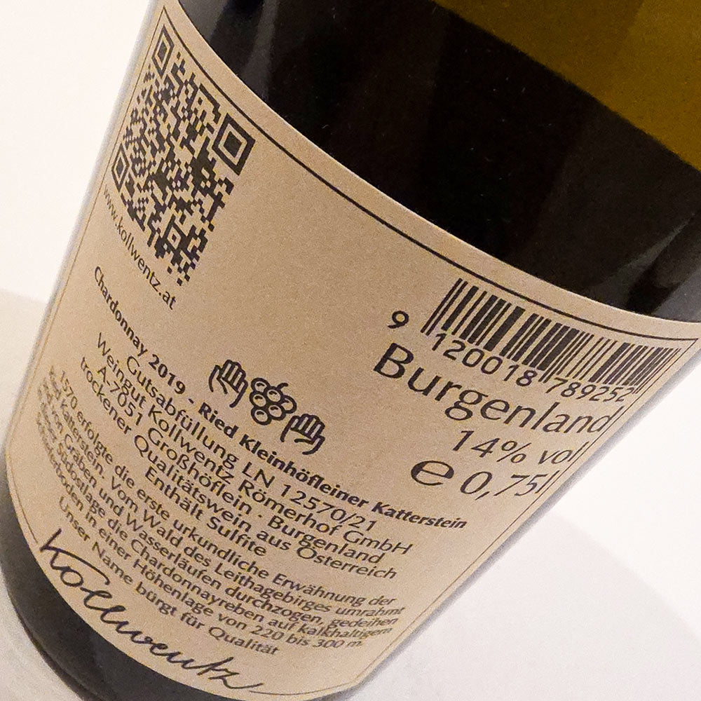 Kollwentz Katterstein Vineyard Chardonnay 2019