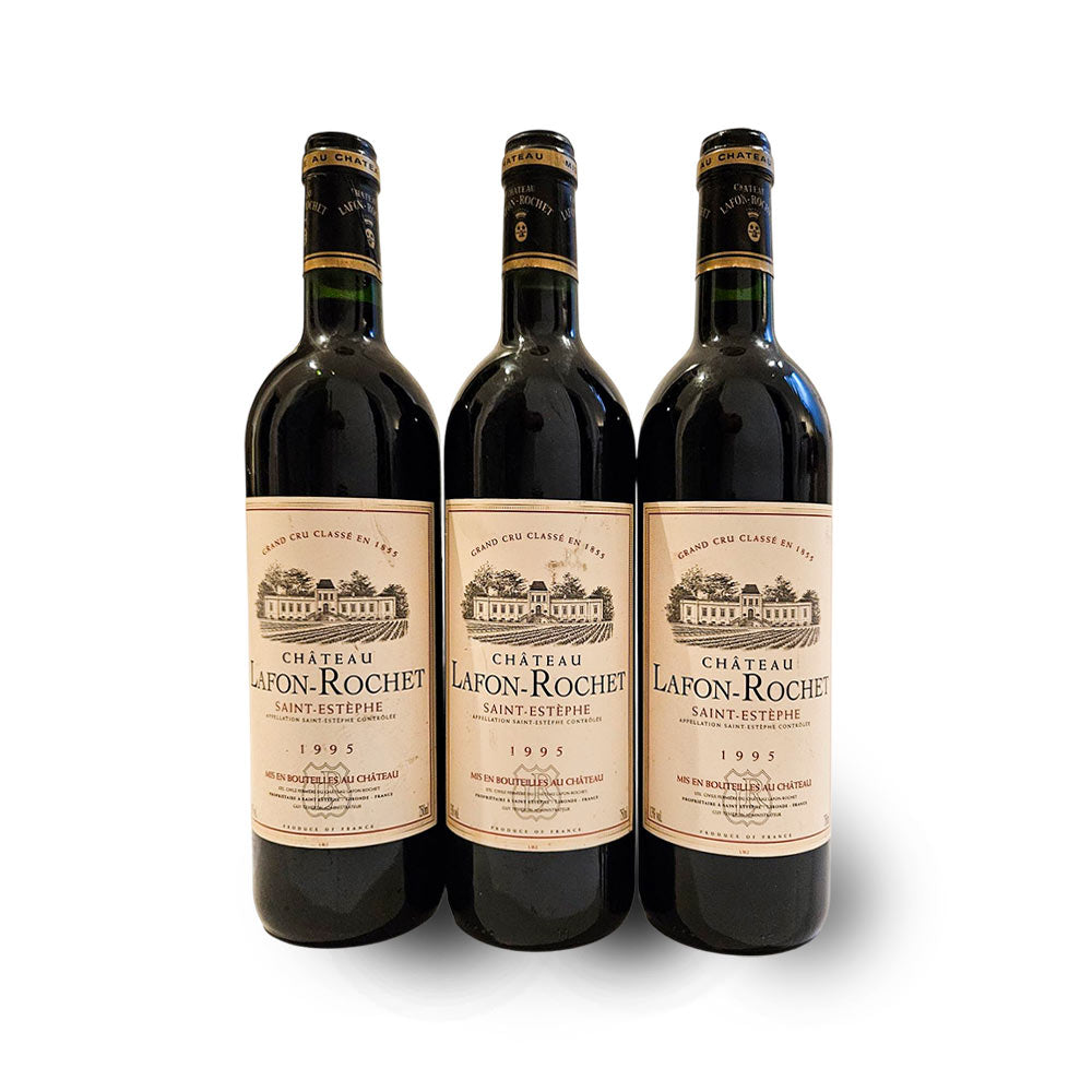 Chateau Lafon-Rochet 1995 - 3 Flaschen - Rotwein - VINOSAS FINE RARITIES
