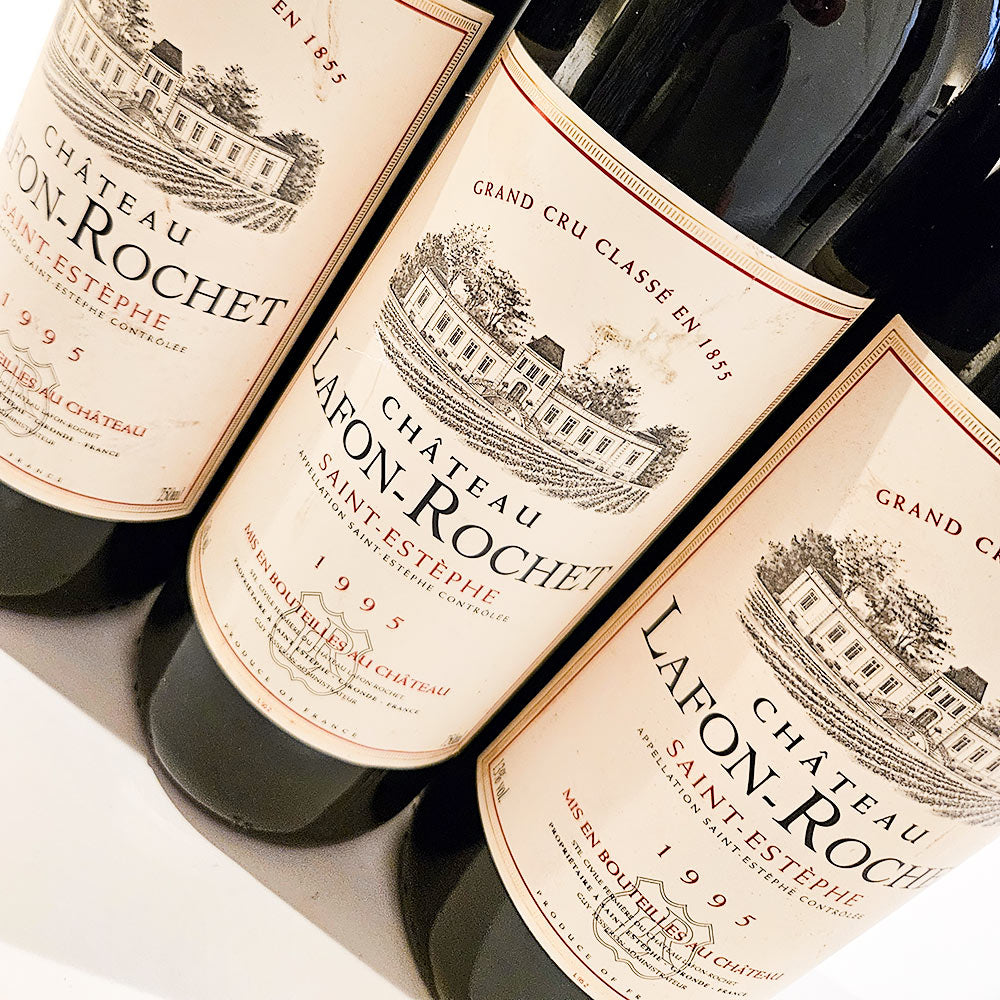 Chateau Lafon-Rochet 1995 - 3 Flaschen - Rotwein - VINOSAS FINE RARITIES