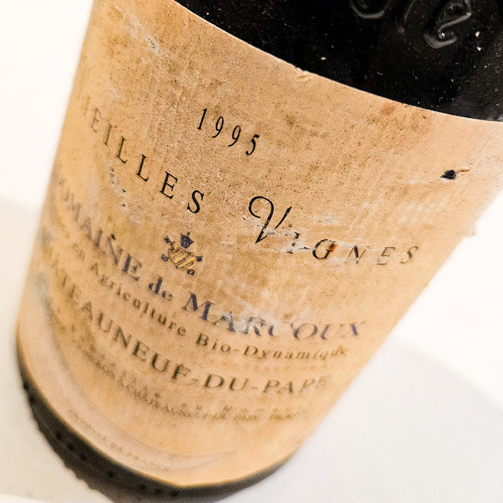 Domaine de Marcoux Chateauneuf-du-Pape Vieilles Vignes 1995 (Lot 1) - Rotwein - VINOSAS FINE RARITIES