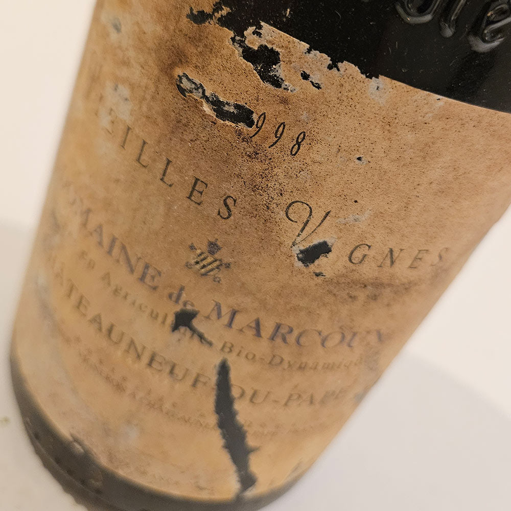 Domaine de Marcoux Chateauneuf-du-Pape Vieilles Vignes 1998 (Lot 1) - Rotwein - VINOSAS FINE RARITIES