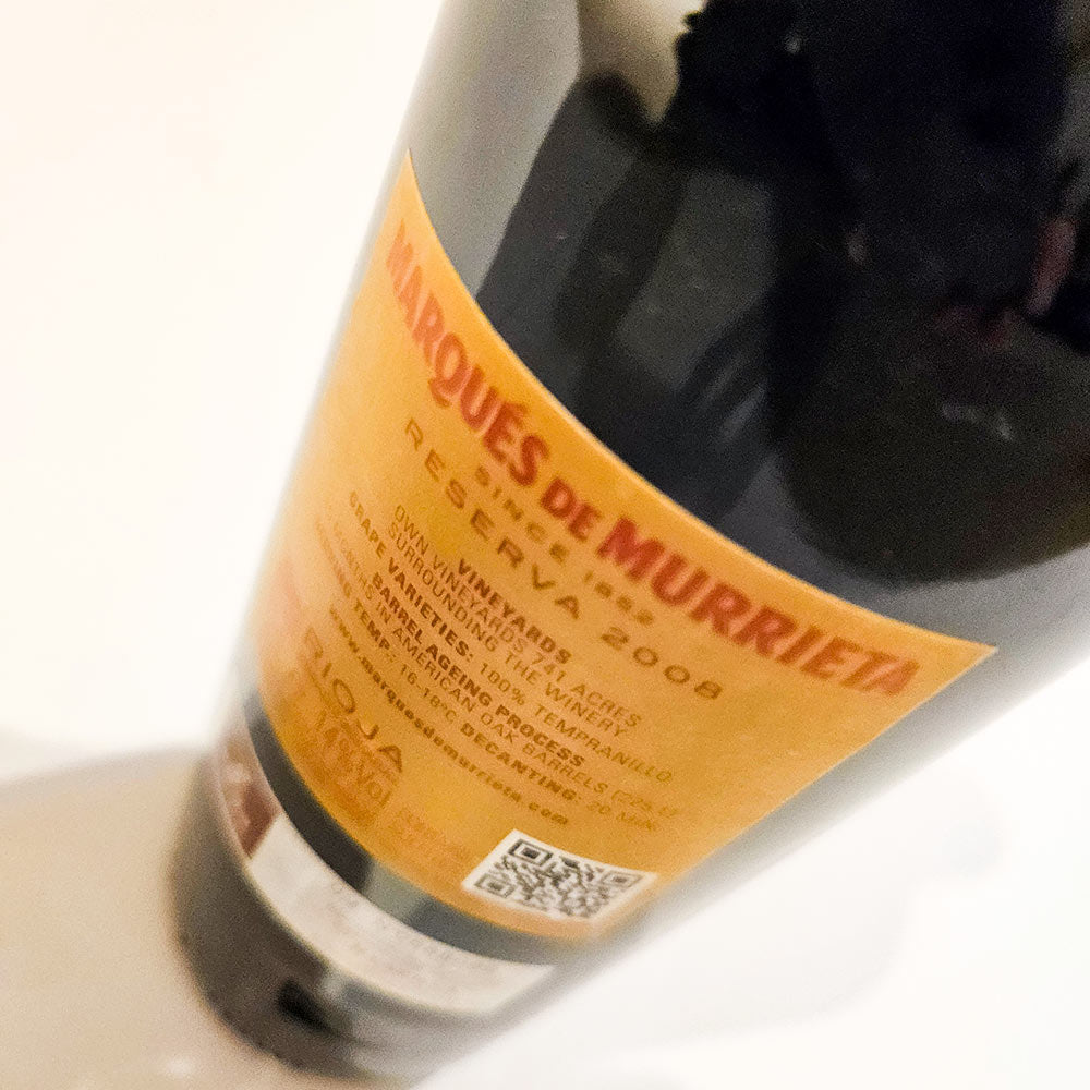 Marques de Murietta Reserva Rioja 2008 - Rotwein - VINOSAS FINE RARITIES