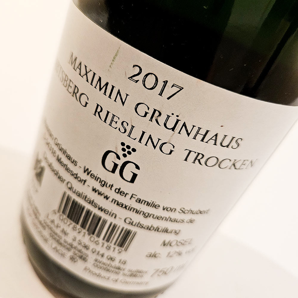 Maximin Grünhaus Abtsberg Riesling Trocken Grosses Gewächs 2017 - Weisswein - VINOSAS FINE RARITIES