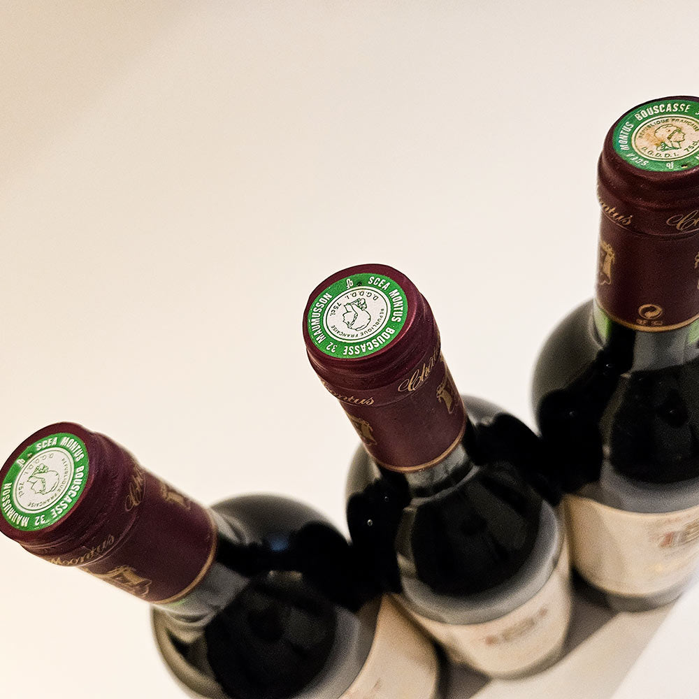 Chateau Montus Madiran 1995 - 3 Flaschen - Rotwein - VINOSAS FINE RARITIES