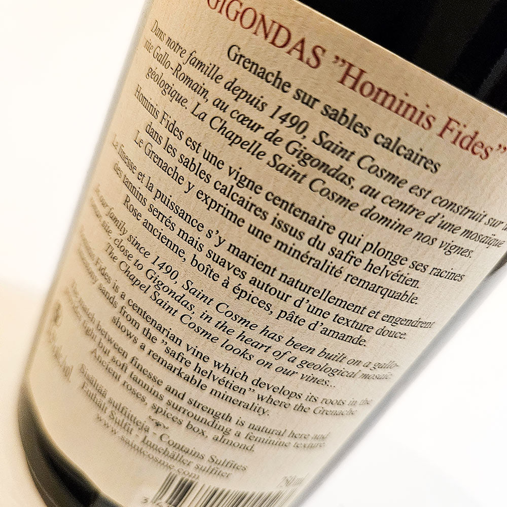 Chateau de Saint Cosme Gigondas Hominis Fides 2010
