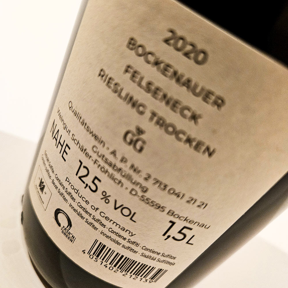 Weingut Schäfer Fröhlich Felseneck GG 2020 Magnum - Weisswein - VINOSAS FINE RARITIES