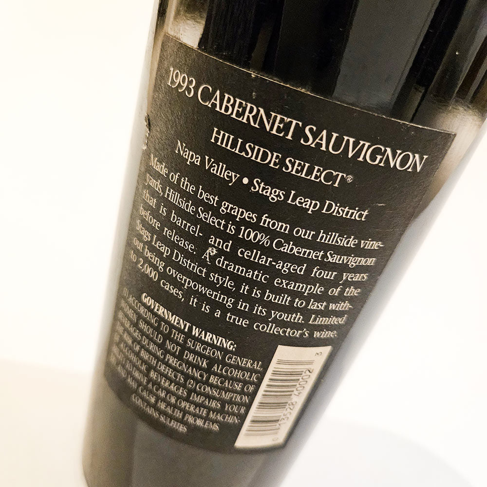 Shafer Vineyeards Hillside Select Cabernet Sauvignon 1993 - Rotwein - VINOSAS FINE RARITIES