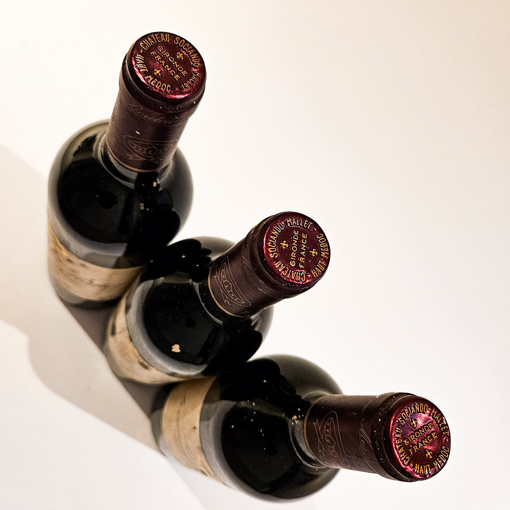 Chateau Sociando-Mallet 1995 - 3 Flaschen - Rotwein - VINOSAS FINE RARITIES