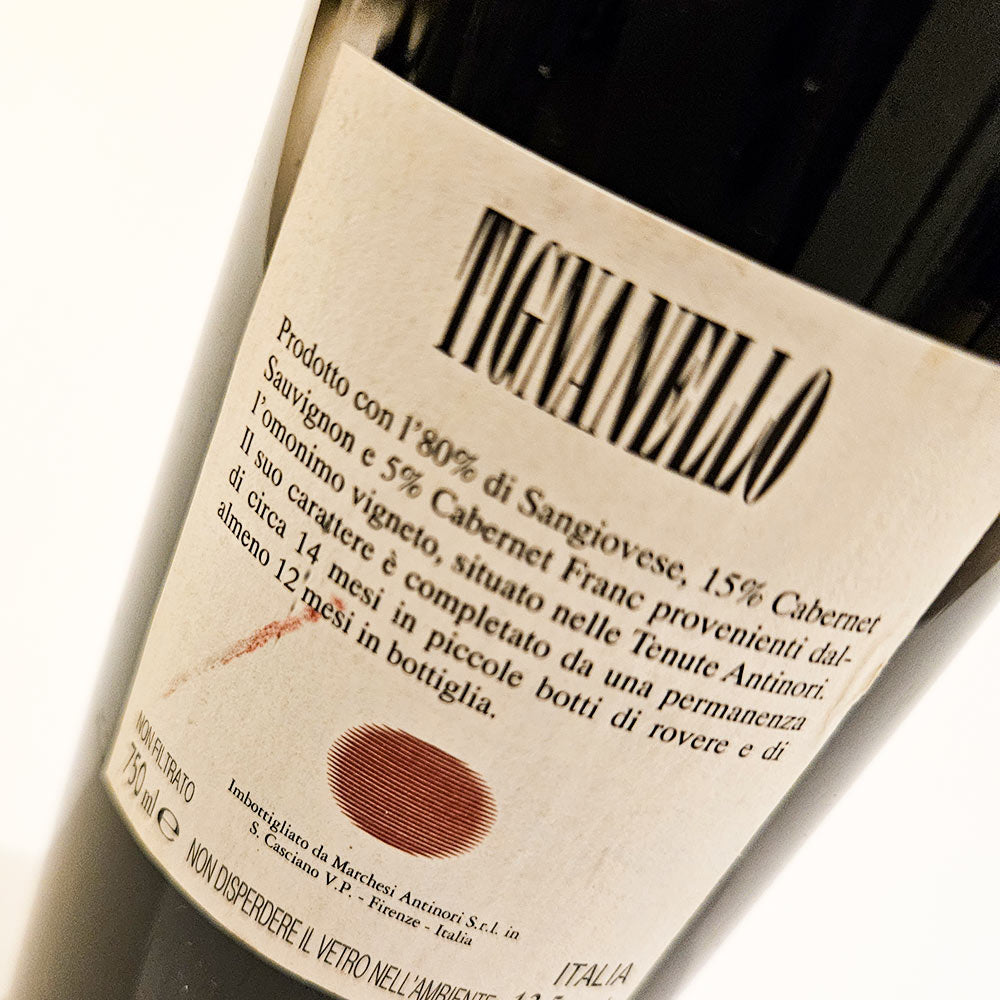 Antinori Tignanello 1998 - Rotwein - VINOSAS FINE RARITIES