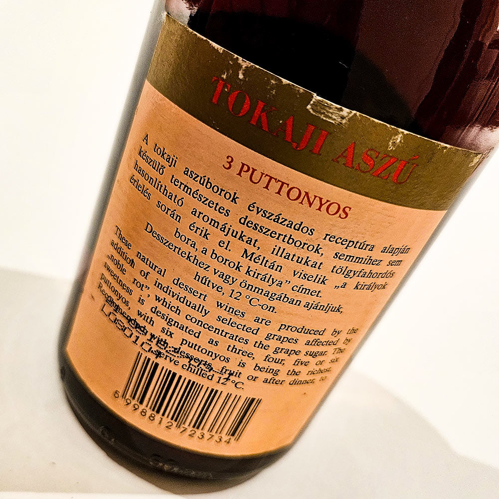 Tokaji Aszu 3 Puttonyos Vinum Regum Res Vinorum 1993 - Süßwein - VINOSAS FINE RARITIES