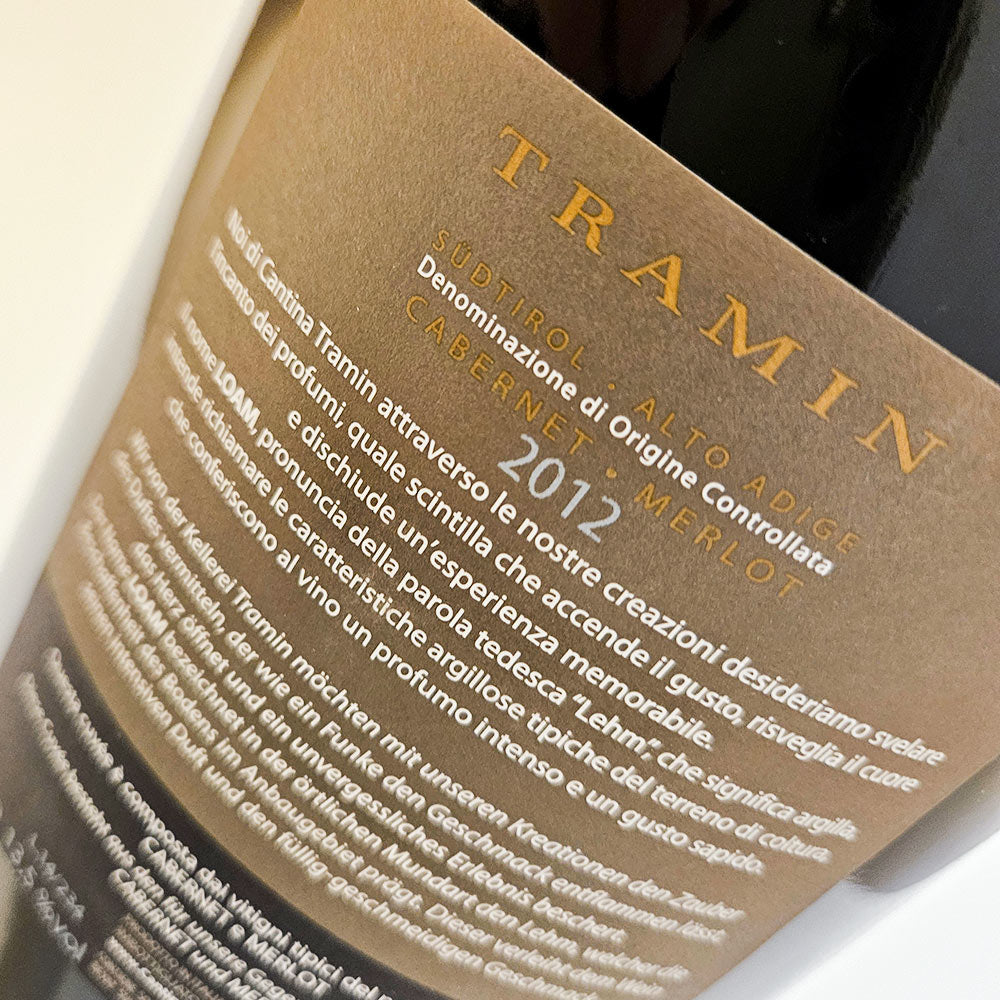 Cantina Tramin Selections LOAM 2012 - 5 Liter - Rotwein - VINOSAS FINE RARITIES
