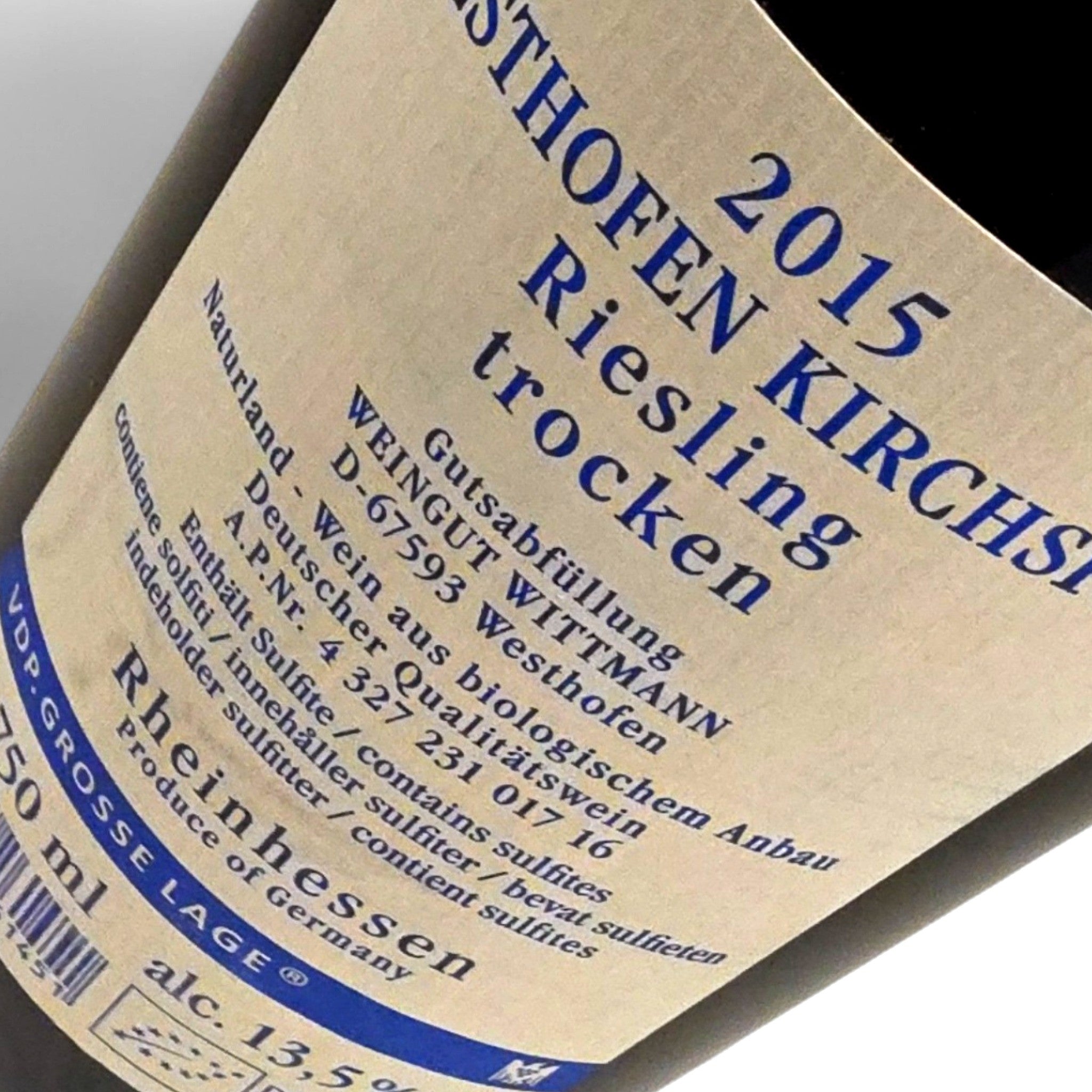 Weingut Wittmann Kirchspiel Grosses Gewächs 2015