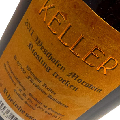 Weingut Keller Westhofener Morstein Riesling Grosses Gewächs 2011