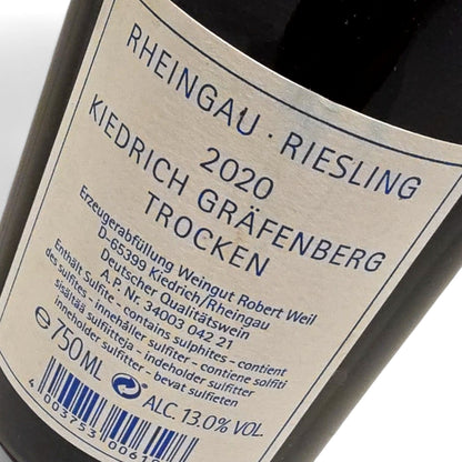 Weingut Robert Weil Gräfenberg Riesling Grosses Gewächs 2020