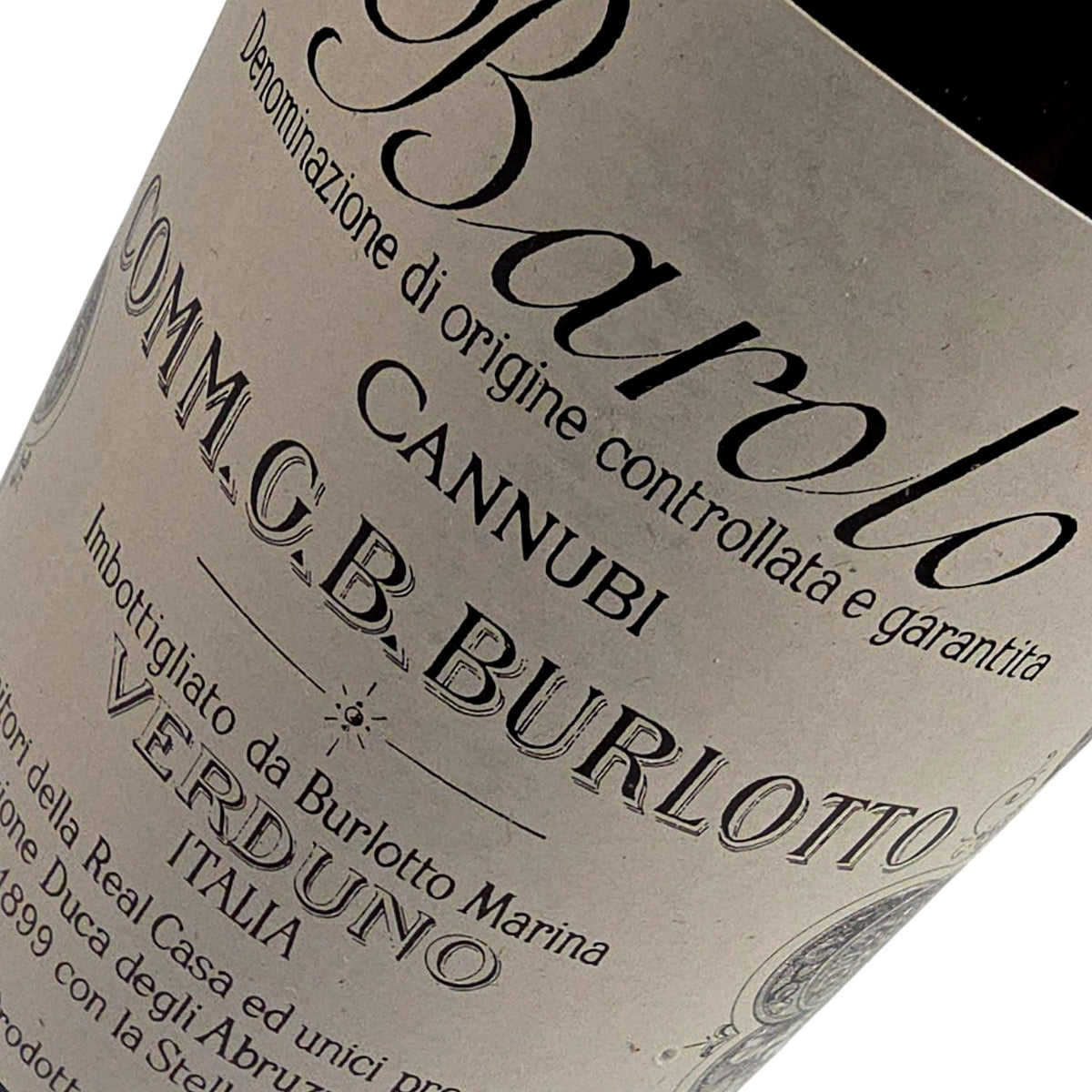 Comm. G. B. Burlotto Barolo Cannubi 2018