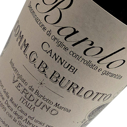 Comm. G. B. Burlotto Barolo Cannubi 2018