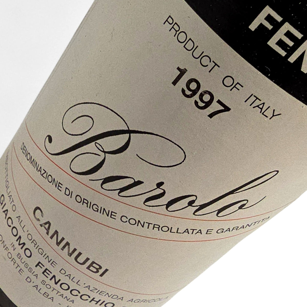 Giacomo Fenocchio Barolo Cannubi 1997