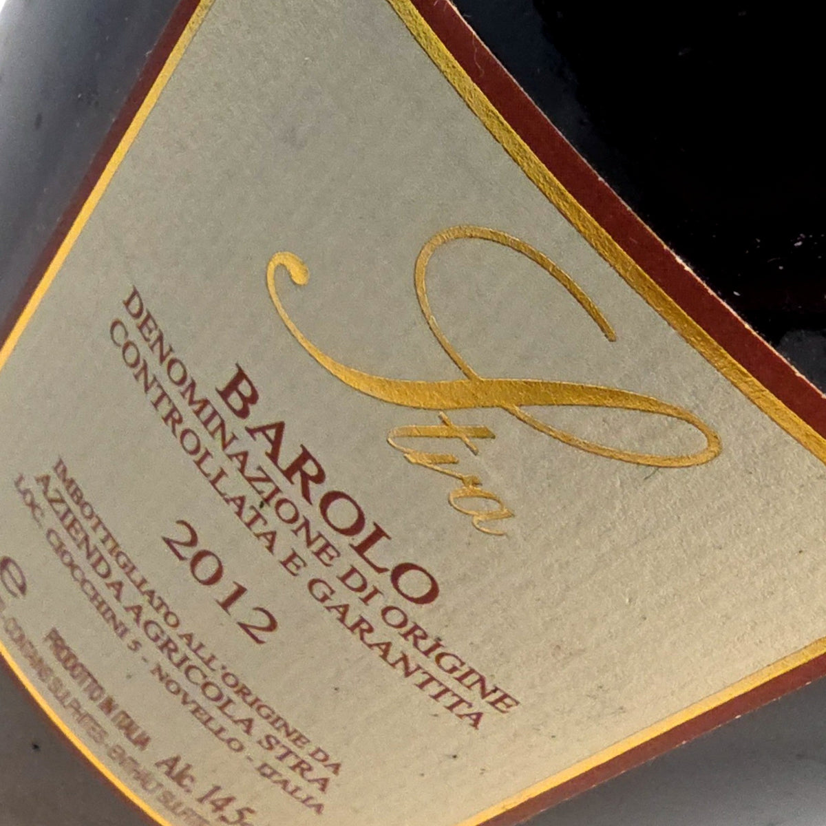 Azienda Agricola Stra Barolo DOCG 2012 Double Magnum