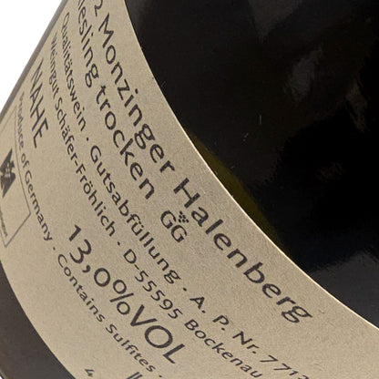 Schäfer-Fröhlich Halenberg Riesling Grosses Gewächs 2012