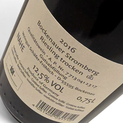 Schäfer-Fröhlich Stromberg Riesling Grosses Gewächs 2016