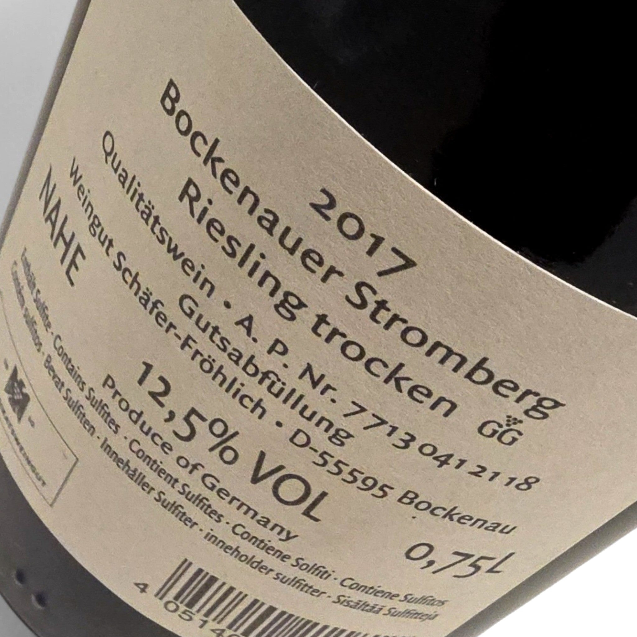 Schäfer-Fröhlich Stromberg Riesling Grand Cru 2017