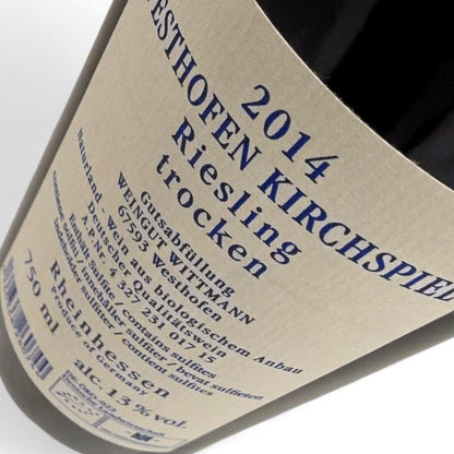Weingut Wittmann Kirchspiel Riesling Grosses Gewächs 2014