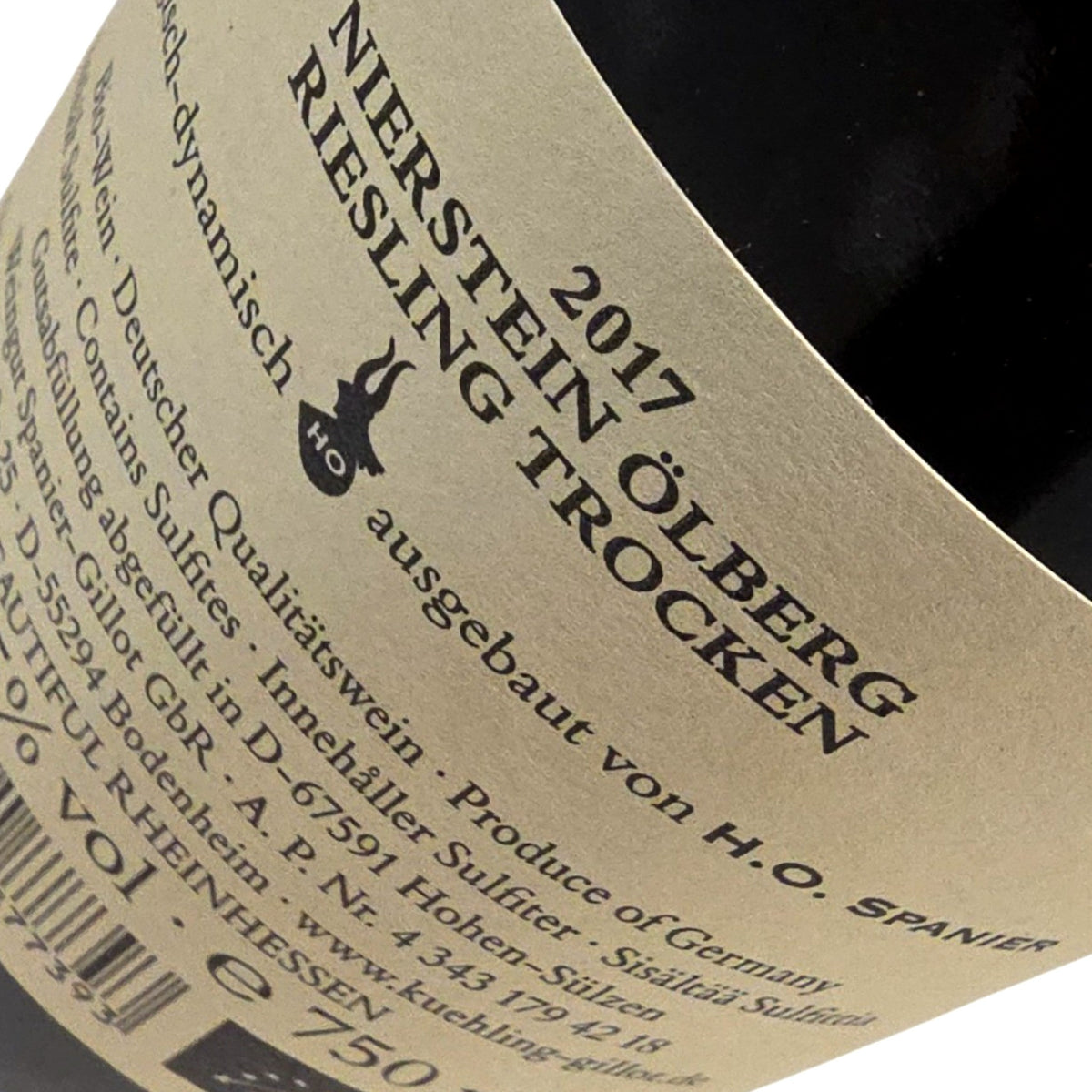 Kühling-Gillot Niersteiner Ölberg Riesling Grosses Gewächs 2017