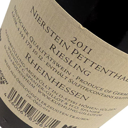 Kühling-Gillot Pettenthal Riesling Grosses Gewächs 2011