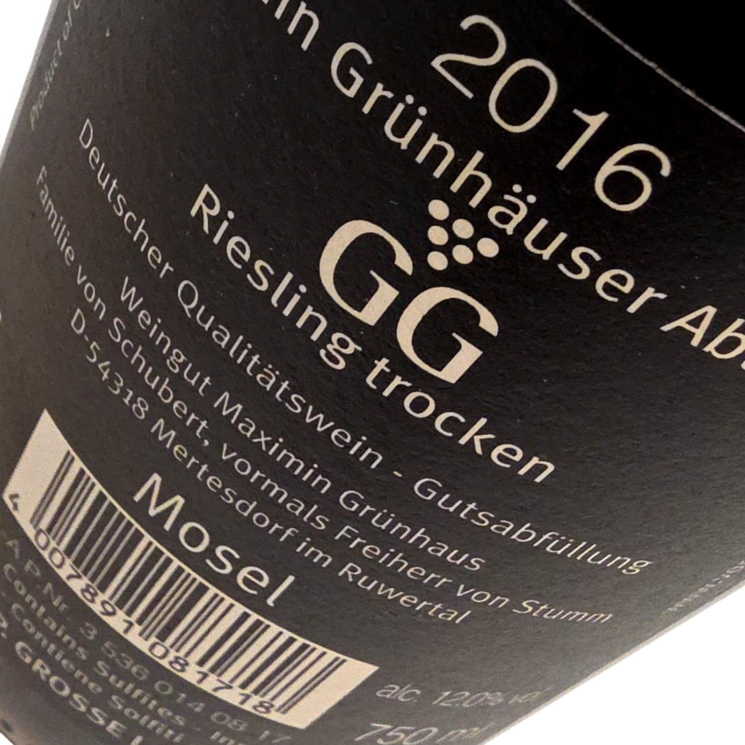 Maximin Grünhaus Abtsberg Riesling Grosses Gewächs 2016